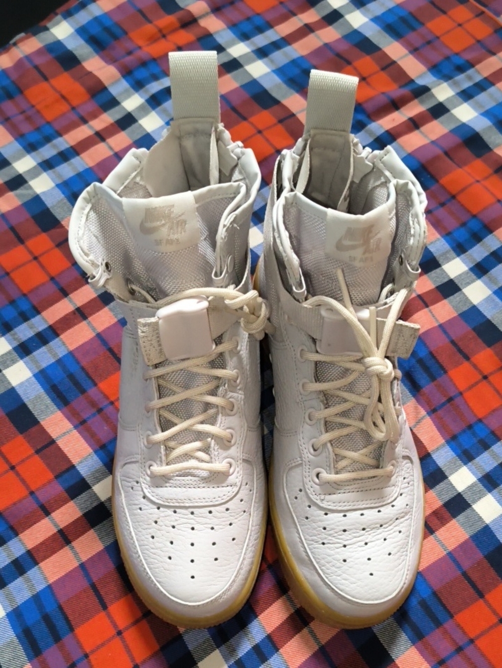 Nike SF AF1 Special Field Air Force 1 Mid 917753-101 Olive Ivory White Size 8